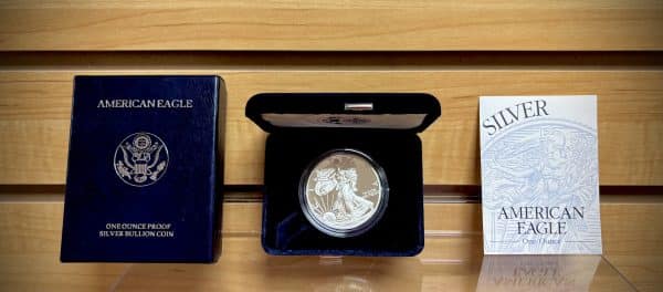 AMERICAN SILVER EAGLE 1997 PROOF PHILADELPHIA - Image 2