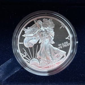 AMERICAN SILVER EAGLE 1997 PROOF PHILADELPHIA