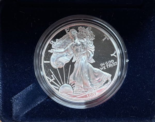 AMERICAN SILVER EAGLE 1997 PROOF PHILADELPHIA